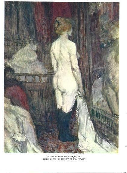 LAMINA 33287: Desnudo ante un espejo
