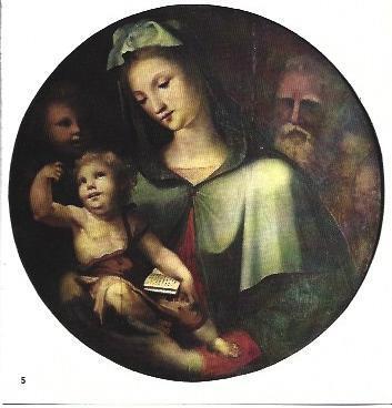LAMINA 33302: Tondo con la Sagrada Familia