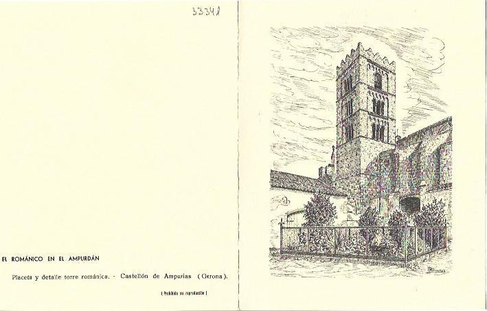 LAMINA 33341: Torre de Castello d'Empuries
