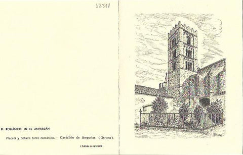 LAMINA 33341: Torre de Castello d'Empuries