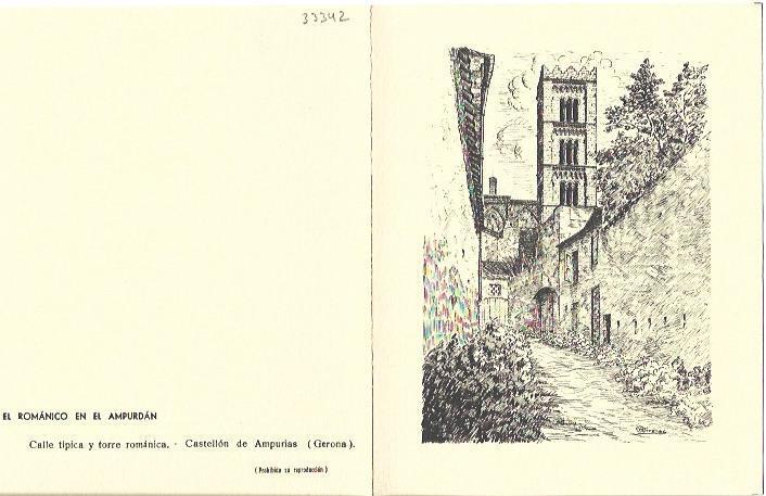 LAMINA 33342: Calle de Castello d'Empuries