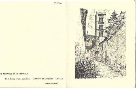 LAMINA 33342: Calle de Castello d'Empuries