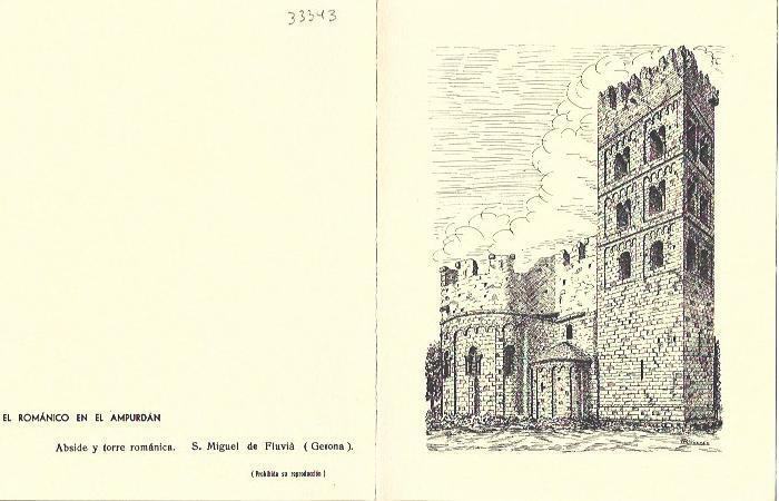LAMINA 33343: Torre de Sant Miquel de Fluvia