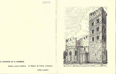 LAMINA 33343: Torre de Sant Miquel de Fluvia