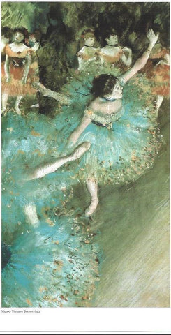 LAMINA 33388: Bailarina basculando, por Edgar Degas
