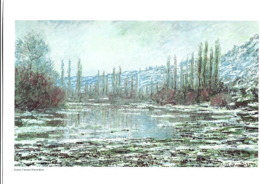 LAMINA 33389: El deshielo en Vetheuil, por Claude Monet