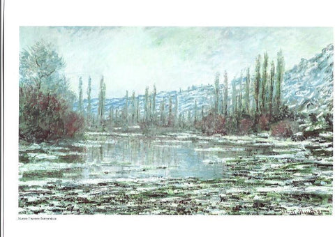 LAMINA 33389: El deshielo en Vetheuil, por Claude Monet