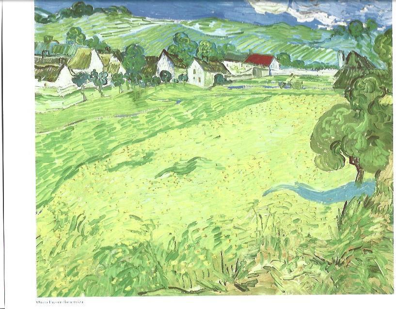 LAMINA 33391: Les Vessenots en Auveres, por Van Gogh