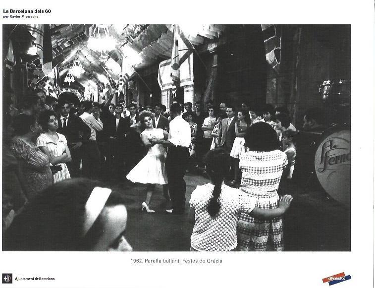 LAMINA 33371: Fiestas de Gracia en 1962