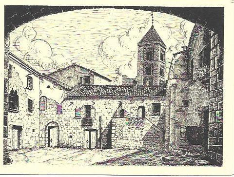 LAMINA 33346: Plaza Abadia de Vilabertran, Girona