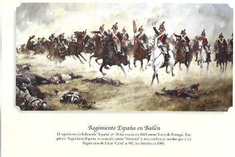 LAMINA 33362: Regimiento España en Bailen