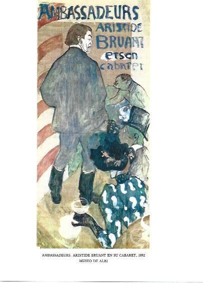 LAMINA 33201: Ambassadeurs. Aristide Bruant en su cabaret