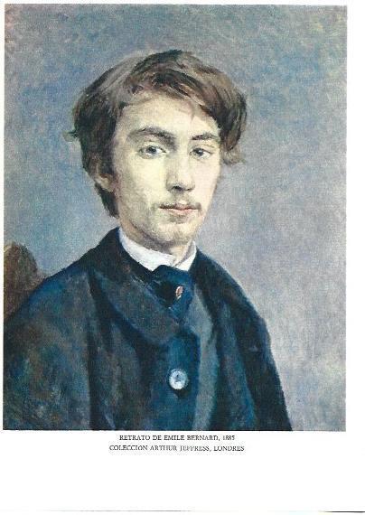 LAMINA 33202: Retrato de Emile Bernard