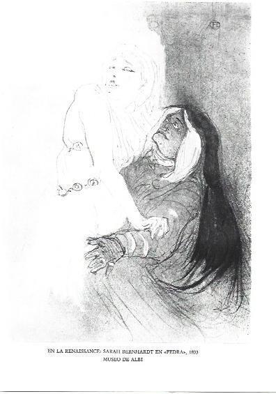 LAMINA 33219: En la Renaissance: Sarah Bernhardt en Fedra