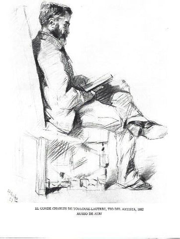 LAMINA 33174: El conde Charles de Toulouse-Lautrec