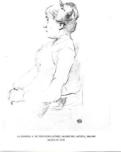 LAMINA 33181: La condesa de Toulose-Lautrec. Madre del artista