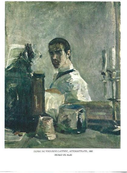 LAMINA 33186: Henri de Toulouse-Lautrec, autorretrato