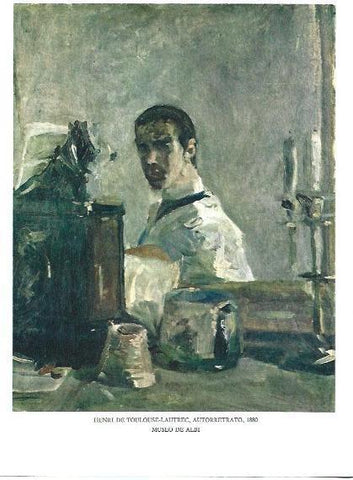 LAMINA 33186: Henri de Toulouse-Lautrec, autorretrato