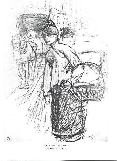 LAMINA 33193: La lavandera