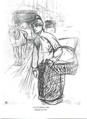 LAMINA 33193: La lavandera