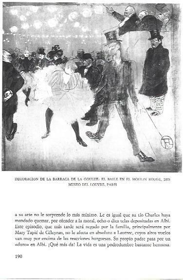 LAMINA 33261: Barraca de la Goulue: el baile en el Moulin Rouge