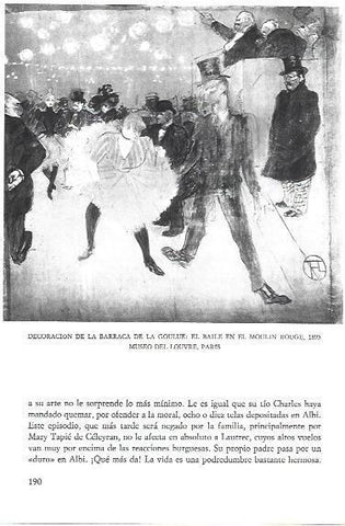LAMINA 33261: Barraca de la Goulue: el baile en el Moulin Rouge
