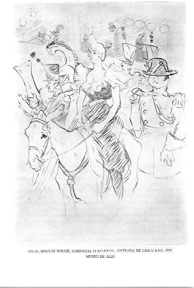 LAMINA 33264: Carnaval en el Moulin Rouge: entrada de Cha-U-Kao
