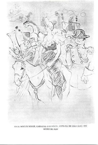 LAMINA 33264: Carnaval en el Moulin Rouge: entrada de Cha-U-Kao