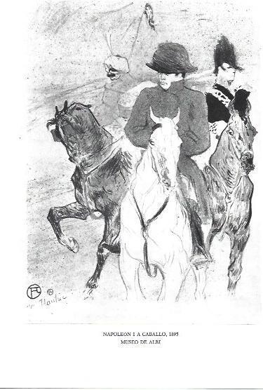 LAMINA 33277: Napoleon I a caballo