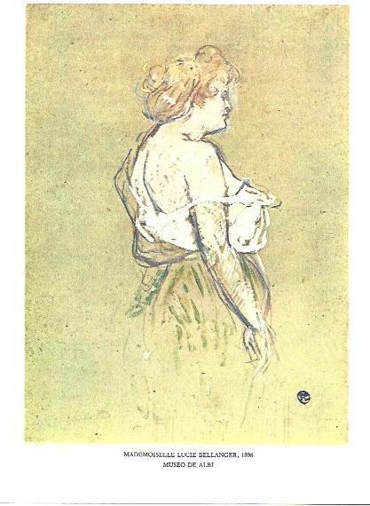 LAMINA 33281: Mademoiselle Lucie Bellanger