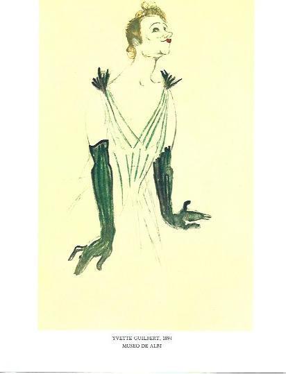 LAMINA 33230: Yvette Guilbert