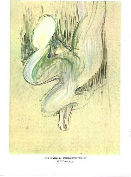 LAMINA 33232: Loie Fuller en Folies Bergere