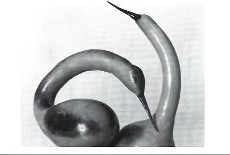 POSTAL A1349: Two Swan Gourds. 1924