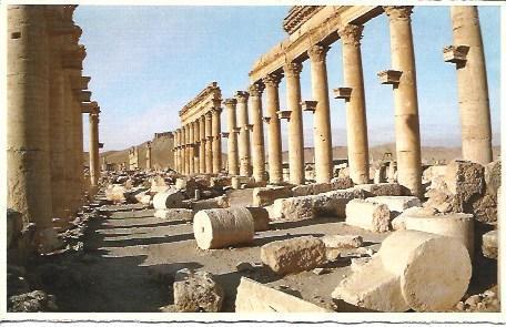 POSTAL A1392: Calle de Palmyra, Siria