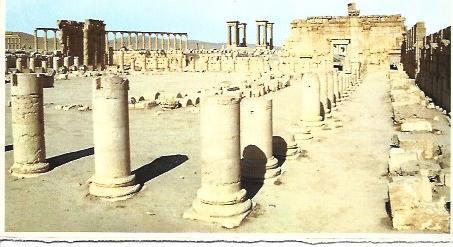 POSTAL A1389: Agora de Palmyra, Siria