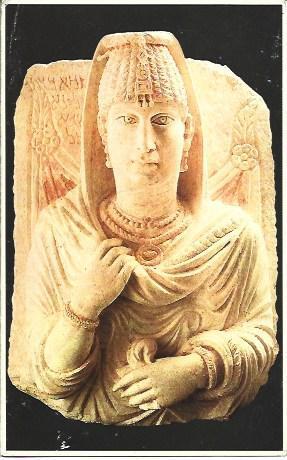 POSTAL A1383: Palmyran Lady, Siria