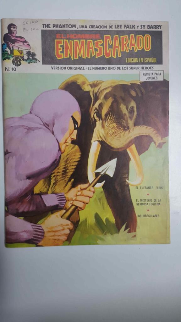 The Phantom num 10 El Hombre Enmascarado - El Elefante Feroz / El Misterio de la Hermosa Fugitiva