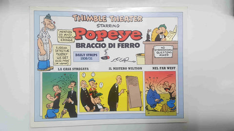 Collana New Comics Now 178: Popeye Braccio di Ferro, Daily strips 1930/31. Thimble Theater