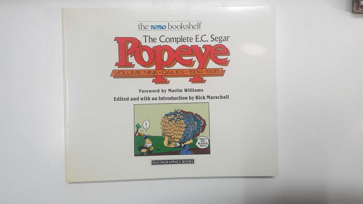 The Complete E.C. Segar. Popeye volume nine dailies 1934-1935. The nemo bookshelf