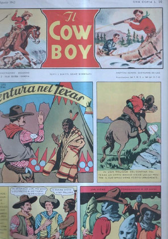 IL COW BOY numero 01: Avventura nel Texas