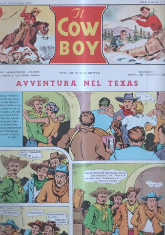 IL COW BOY numero 04: Avventura nel Texas