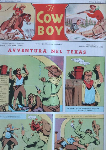 IL COW BOY numero 05: Avventura nel Texas
