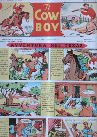 IL COW BOY numero 08: Avventura nel Texas