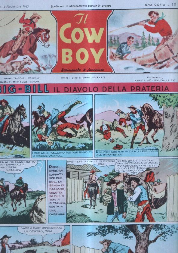 IL COW BOY numero 13: Big Bill il diavolo della prateria