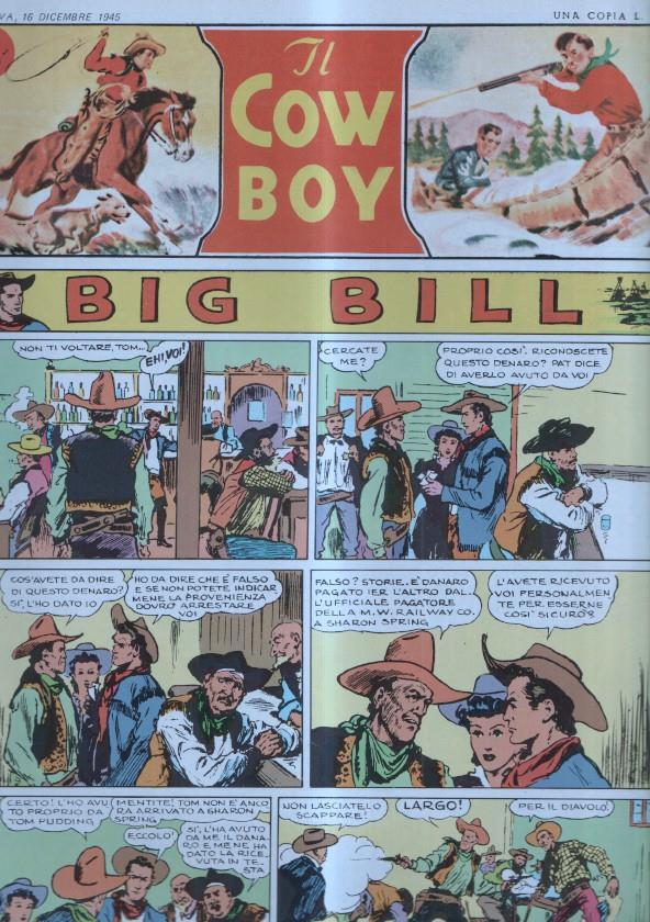 IL COW BOY numero 19: Big Bill il diavolo della prateria