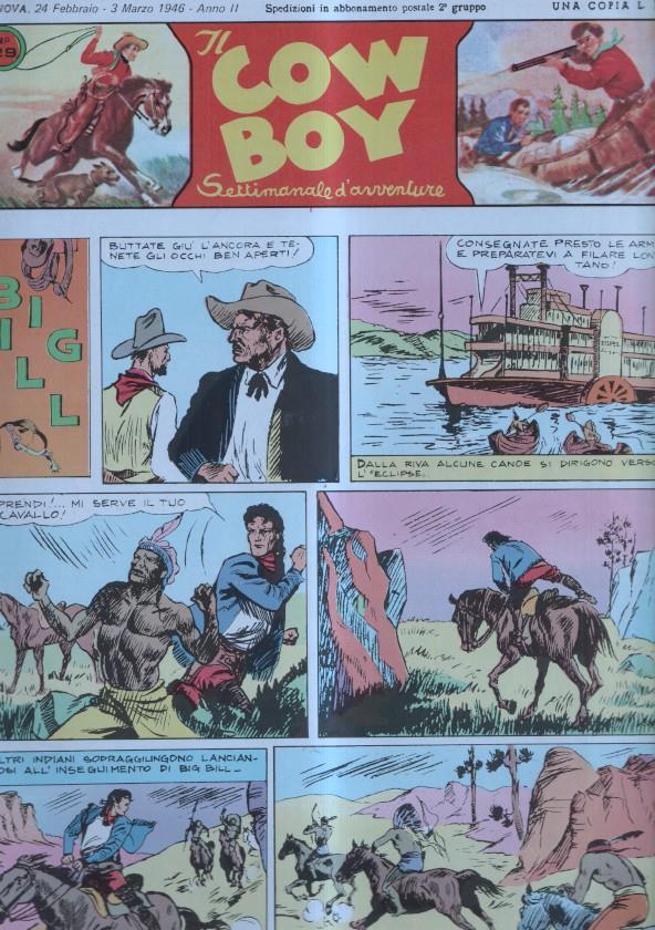 IL COW BOY numero 29:  Big Bill il diavolo della prateria