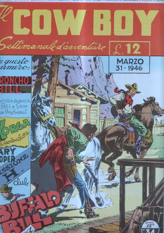 IL COW BOY numero 34: Big Bill il diavolo della prateria