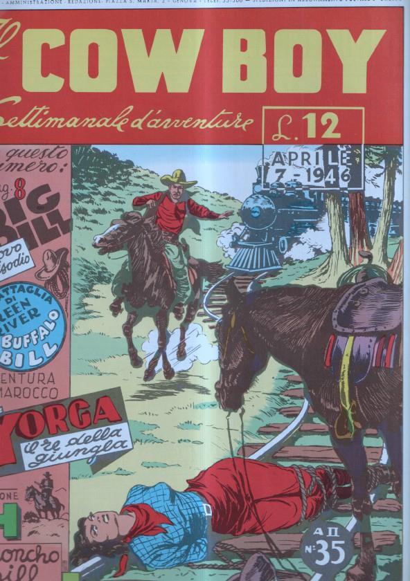 IL COW BOY numero 35: Big Bill il diavolo della prateria