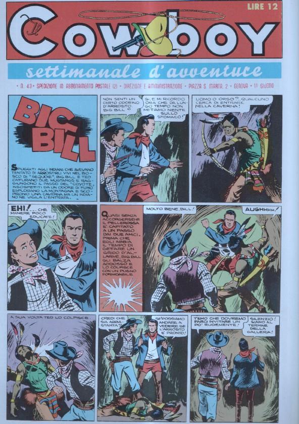 IL COW BOY numero 43: Big Bill il diavolo della prateria