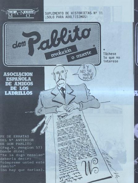 Fanzine: Don Pablito numero 11